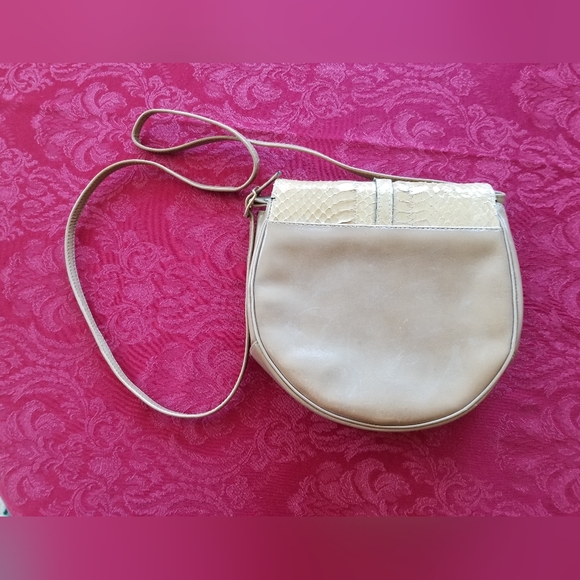 Vintage Lizard shoulder bag made in Paris by Celina. - Picture 2 of 3